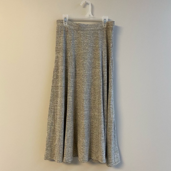Gap | Softspun Metallic Midi Circle Skirt | Size Small - Picture 2 of 7
